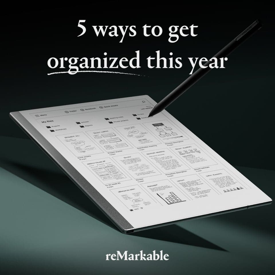 Start 2023 strong with all your handwritten notes and paper documents digitized, organized, and all in one place.