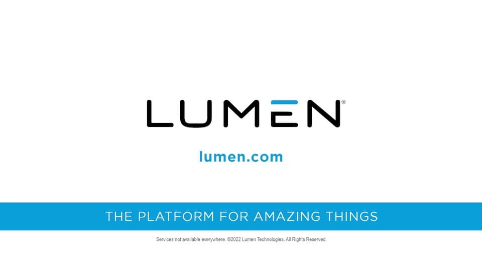 Welcome to edge computing for the 4th Industrial Revolution. The Lumen Platform offers the world’s fastest, most versatile edge ecosystem. Lumen is helping transform industries across the globe.