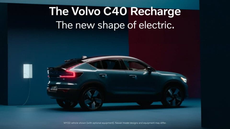 The Volvo C40 Recharge. The New Shape of Electric.