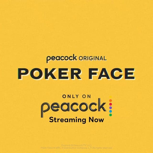 She calls BS when she sees it. Natasha Lyonne stars in Poker Face, streaming now only on Peacock. New episodes Thursdays.