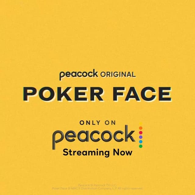 She calls BS when she sees it. Natasha Lyonne stars in Poker Face, streaming now only on Peacock. New episodes Thursdays.