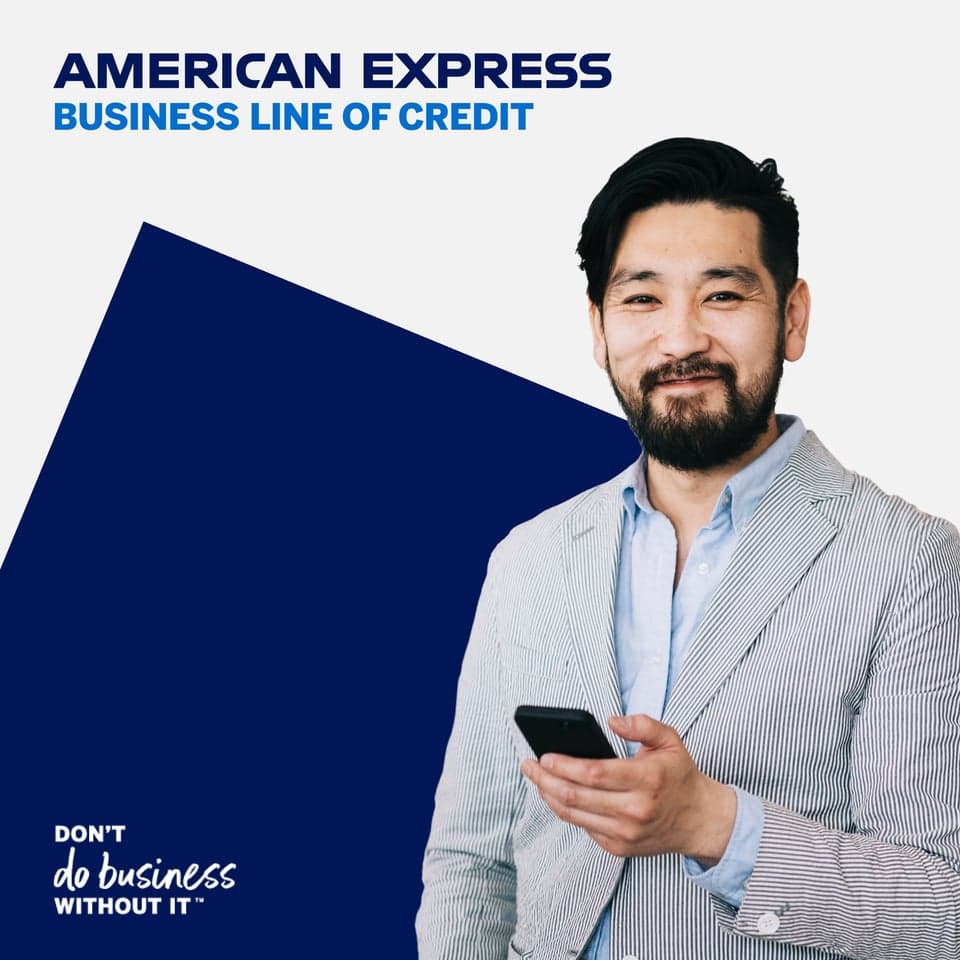 Get help running your business smoothly with a business line of credit from American Express. American Express® Business Line of Credit. Apply, and if approved, draw from your available funds as often as you'd like. Terms apply.