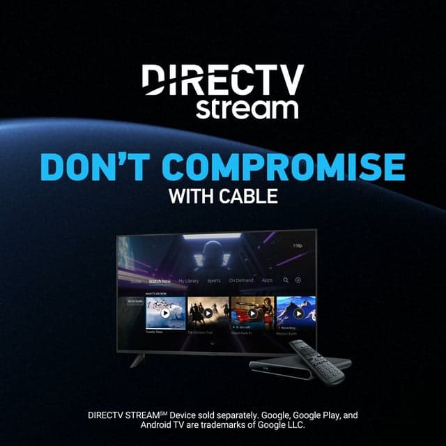 Cable is about as r/facepalm as it gets. Enjoy live TV and apps all in one place with the DIRECTV STREAM Device. The cable guy will understand ❤️‍🩹