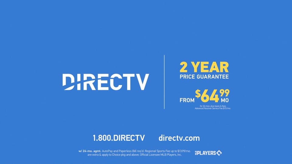 Stop compromising on the entertainment you love. Start watching for just $64.99/month with a 2 year price guarantee with DIRECTV.