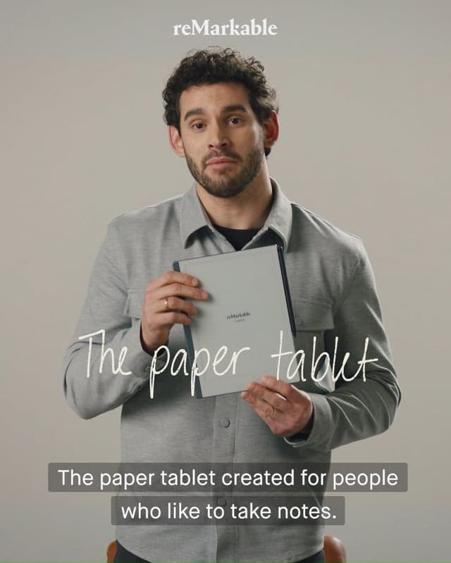 The paper tablet created for a focused and flexible workflow.