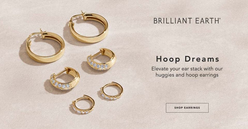 Go bold this season with our curated range of huggies and hoop earrings, each pair sure to elevate your ear stack.