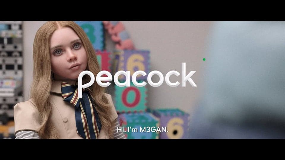 She’s the new IT girl. Stream M3GAN, the Certified Fresh new movie from theaters, only on Peacock.