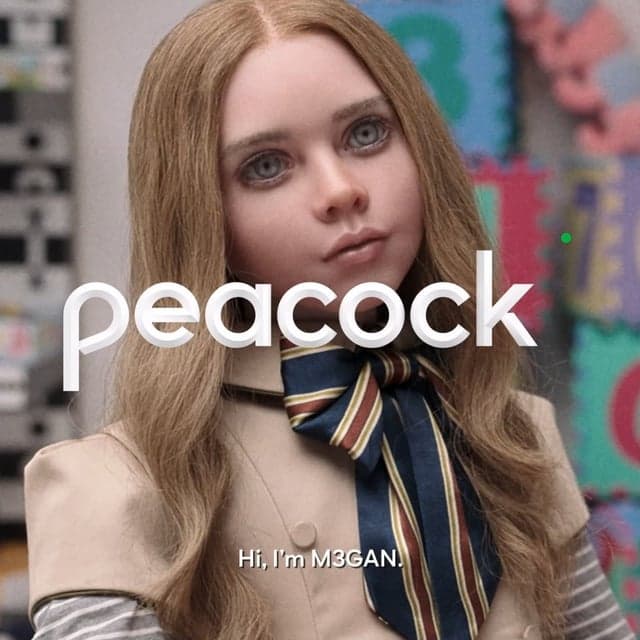 She’s the new IT girl. Stream M3GAN, the Certified Fresh new movie from theaters, only on Peacock.