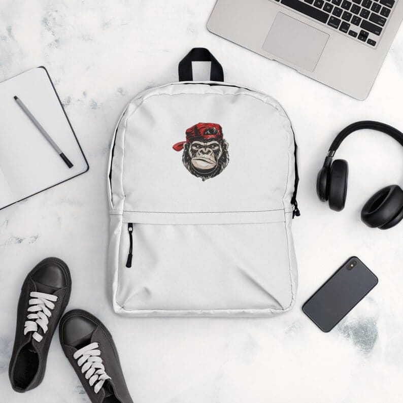 Rage Ape Backpack: Unleash Your Primal Side with this Angry Monkey Design
