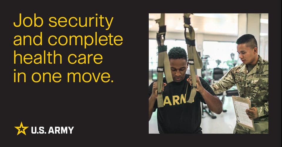 Those who protect us deserve protection. The Army provides complete health care for its full-time Soldiers.