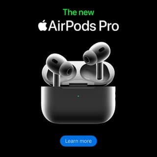 The new AirPods Pro. Up to 2x more Active Noise Cancellation than the previous generation.