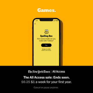 The All Access sale ends soon, so subscribe today to enjoy impressive savings. And the benefits of tapping into experts in journalism. Filmmaking. Podcasting. Data analysis. Puzzle-crafting. Cooking. Product-testing. And local sports reporting. Among others.