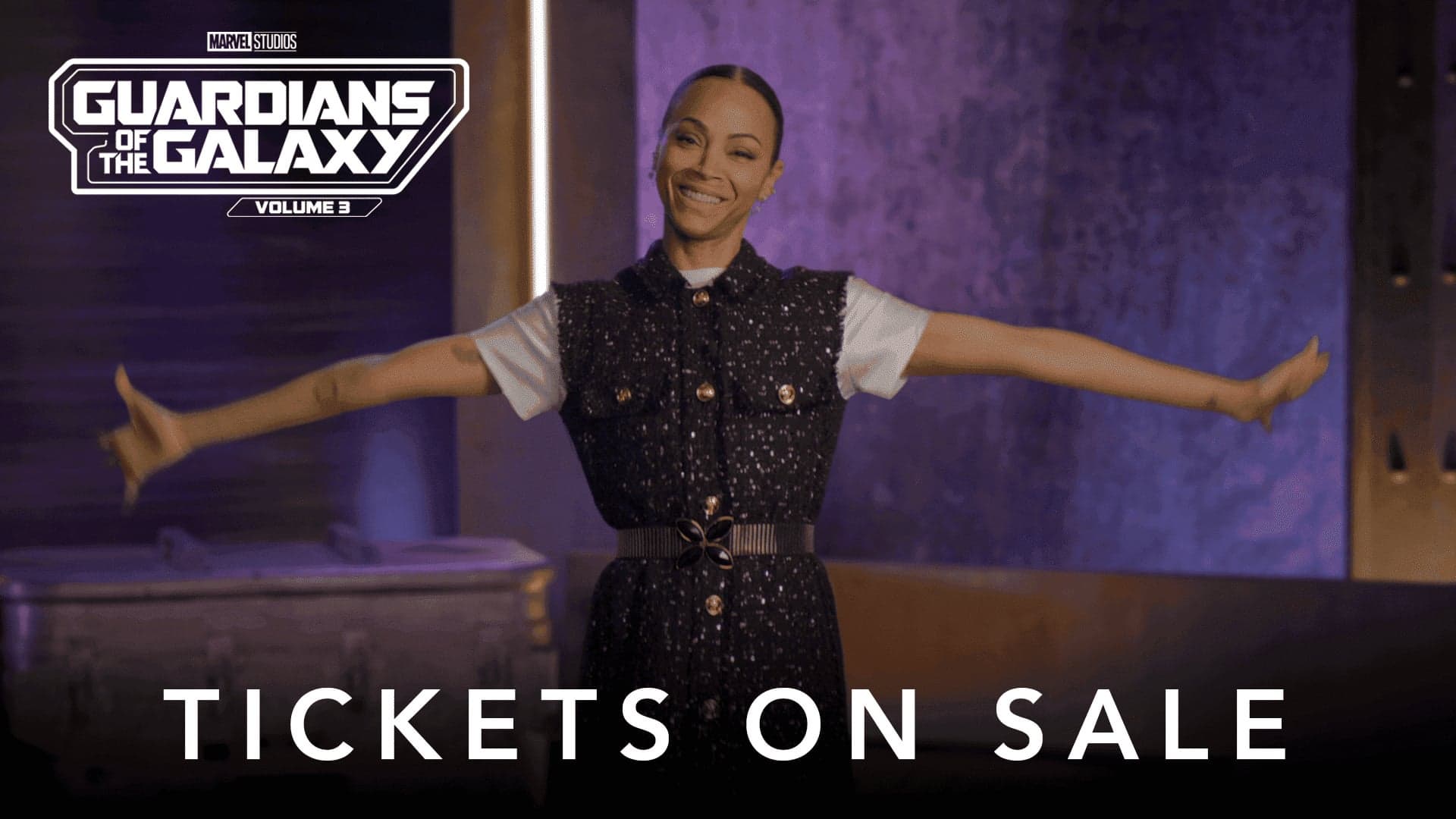 On May 5, get ready for one last ride. Tickets are now on sale for Marvel Studios’ Guardians of the Galaxy Vol. 3, written and directed by James Gunn. Experience it only in theaters!