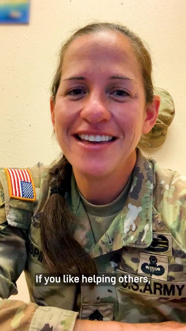 If you like helping others, theres no better place to be than the Army. Join today and be part of changing lives.