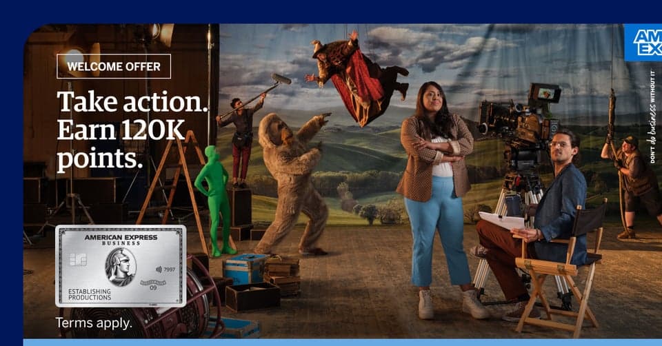 Get your next thing rolling. Earn a 120k Membership Rewards® points welcome offer. Terms apply.