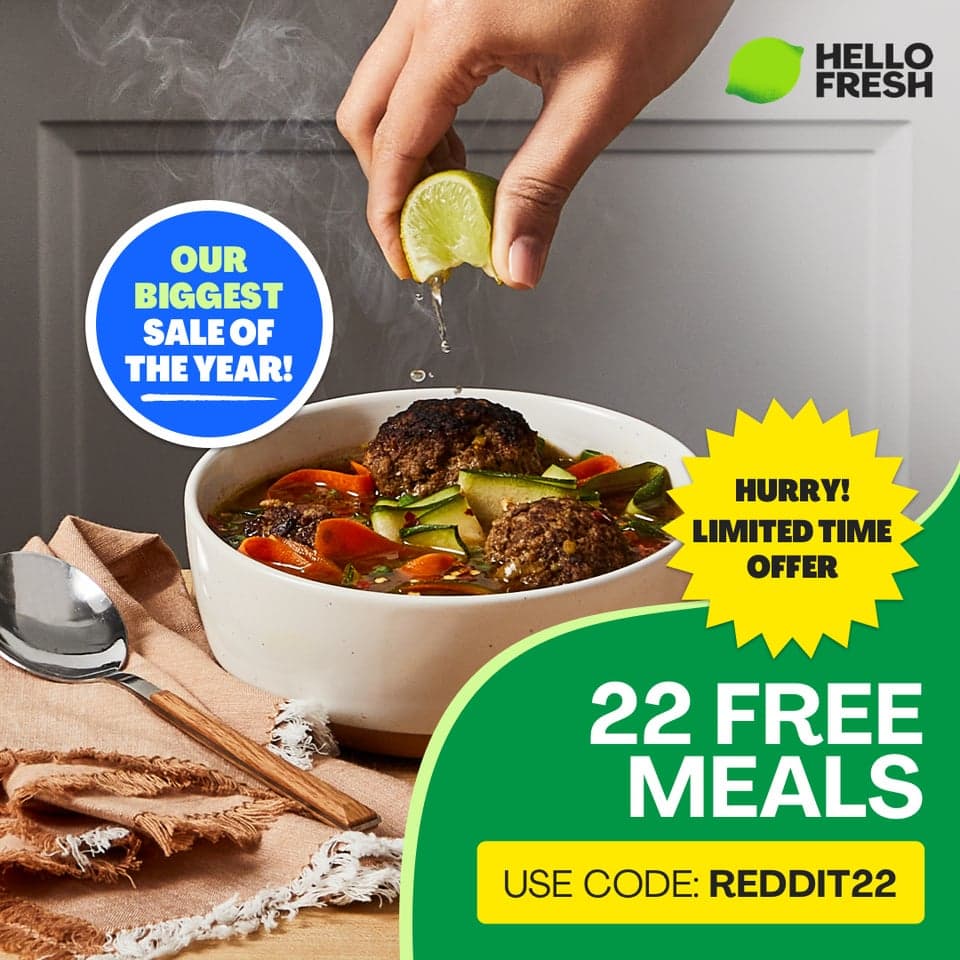 Save money and eat well in 2023 with HelloFresh. Sign up with code REDDIT22 to get 22 free meals!