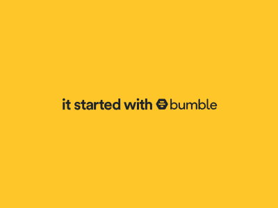 It happened on Bumble…but how did it really start?
